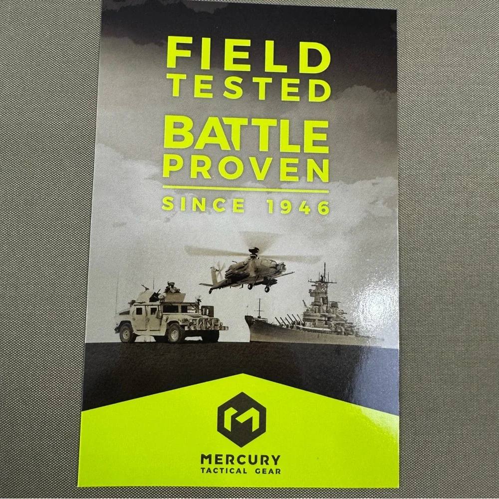 Mercury Tactical Gear Zippered Multi Camo Padfolio Binder Card Slots, Name Strip